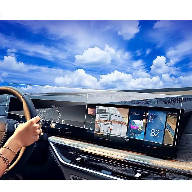 Tempered glass Screen protector for BMW i5/BMW X5 M/BMW X6 M -2024GPS Navigation Display and trument Protect Sticker