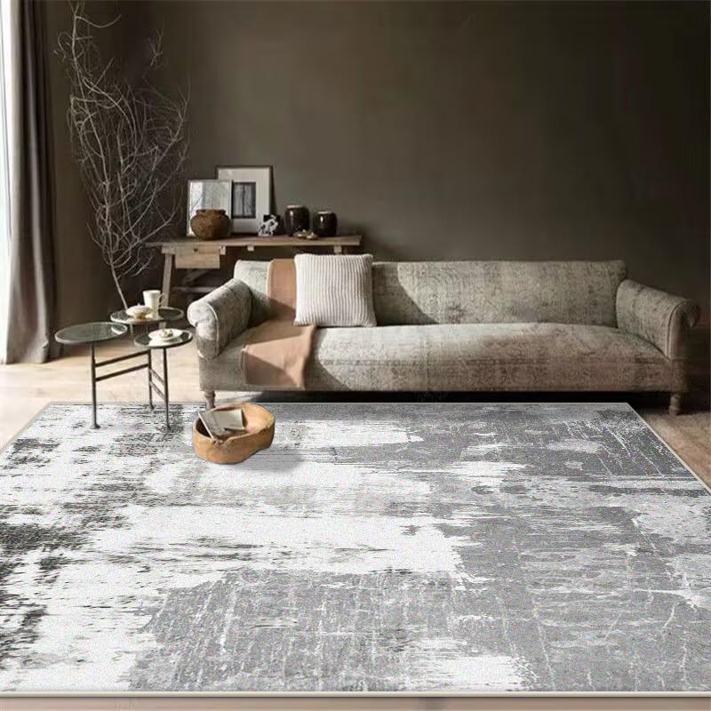 Nordic Style Living Room Carpet Modern Abstract Decoration Home Large Area Non-slip Rugs Bedroom Lounge Easy Clean Floor Mat