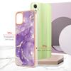 For Samsung Galaxy A05 4G TPU Case with IMD Marble Pattern Electroplated Back Cover