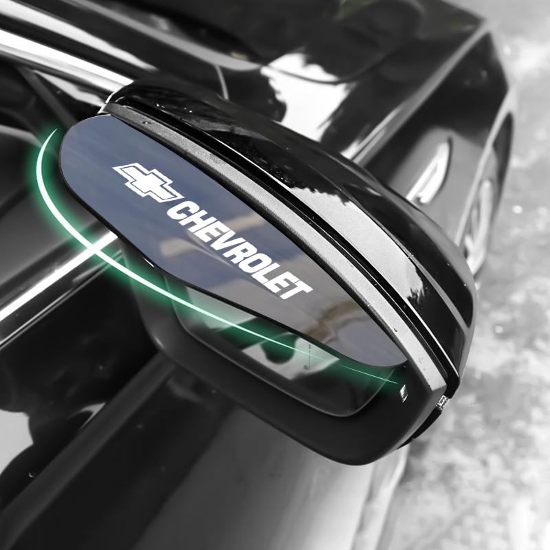 2Pcs Car Rear View Side Mirror Rain Board Sun Visor Eyebrow Guard For Chevrolet Spark Captiva Camaro Lova Aveo Auto Rear View Mirror Visor Eyebrow