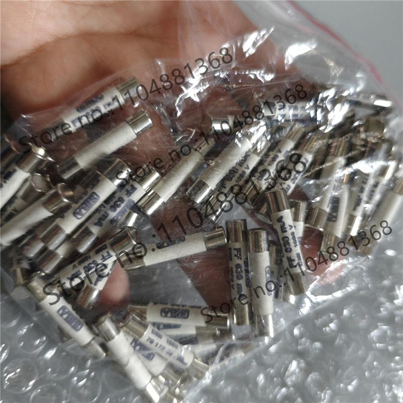 10pcs FF315ma FF400ma FF16A500V Fused fuse 6*32 FF315mA FF500MA FF1A FF2A FF16A 1000V