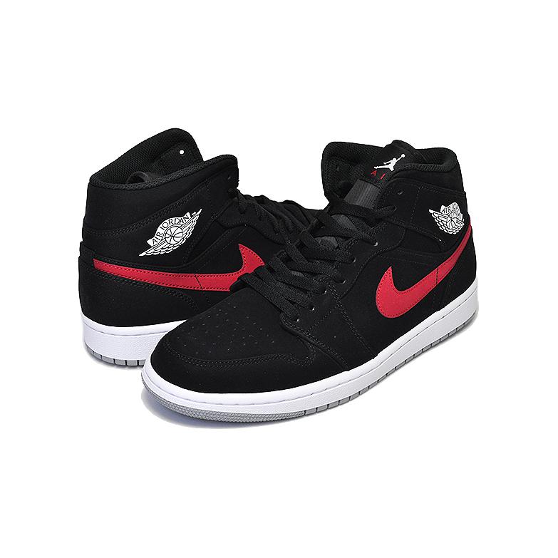 Jordan 1 Mid Multi-Color Swoosh Black TD 640735-065