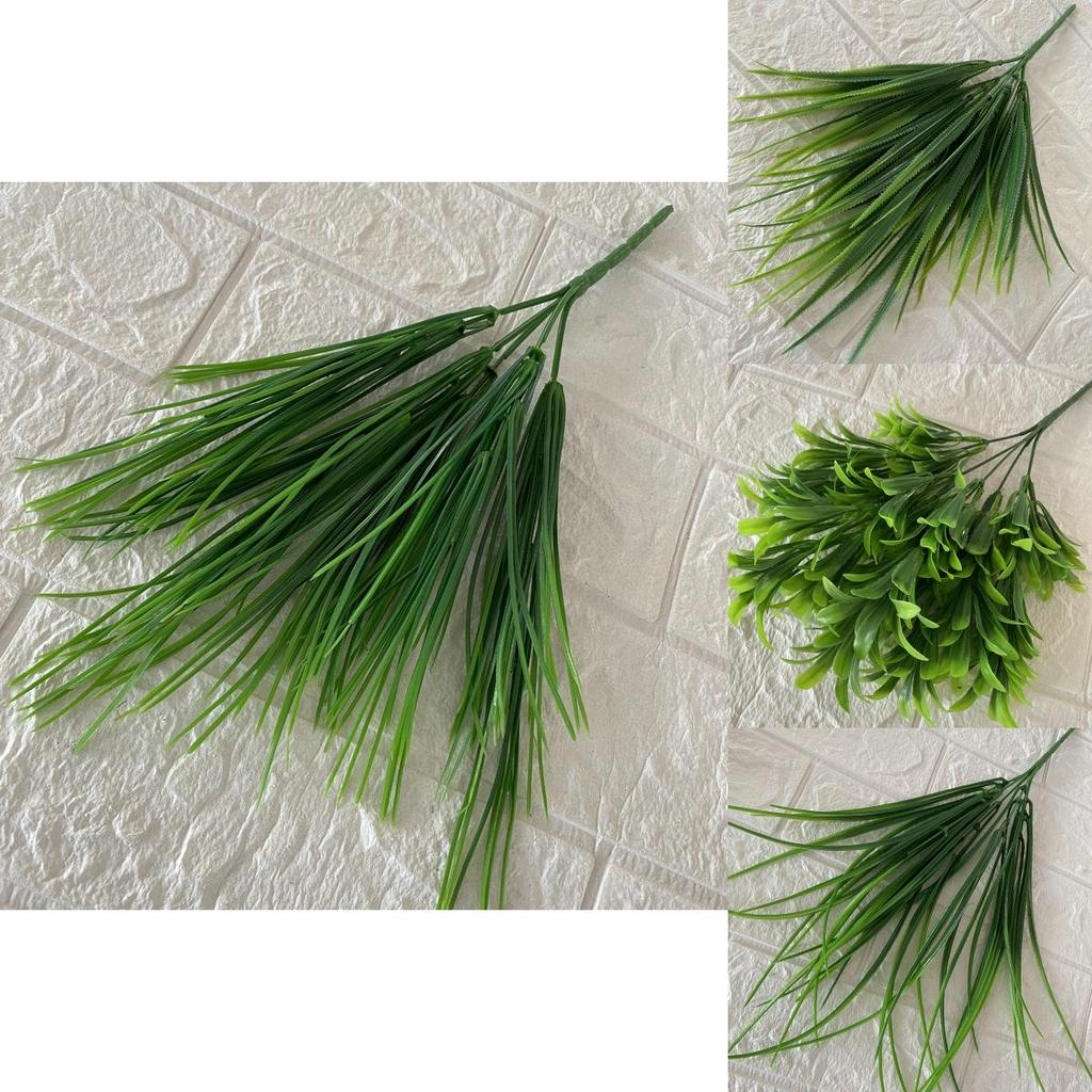 Realistic Faux Greenery Sprays Plastic Stems For Wedding Backdrops And Wall Art 75 Chars