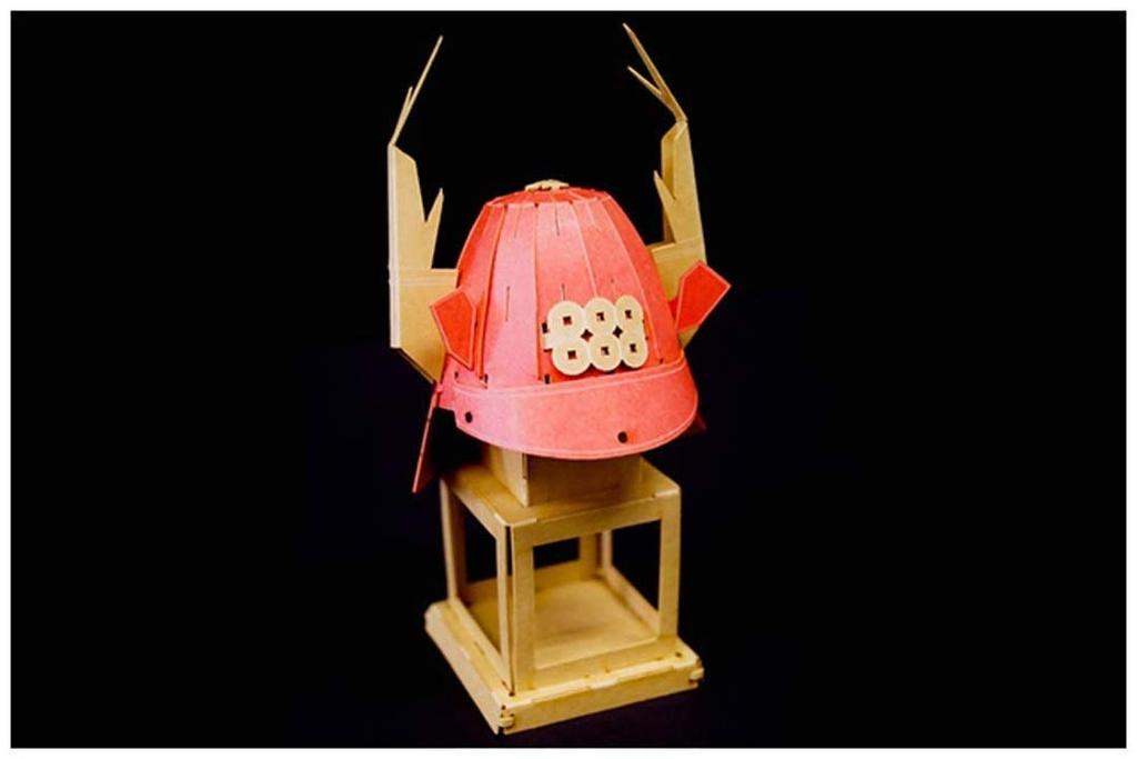 PM Office A CASTLE Collection 02 Shinshu Ueda Castle Sanada Helmet Paper Plastic Model PP066 1/200 (with Craft)