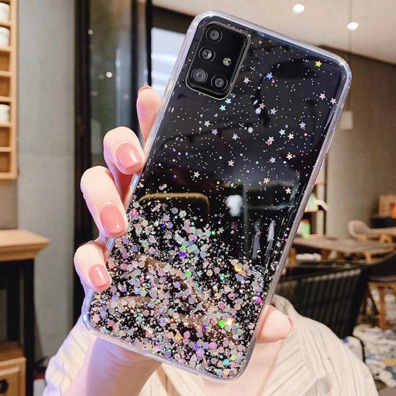 Pouzdro na telefon Pro Samsung Galaxy A51 A 51 A515F A515 A516 Pouzdro Bling Třpytivé Měkký Zadní Kryt Pro Samsung A71 A 71 A716 A716F 5G