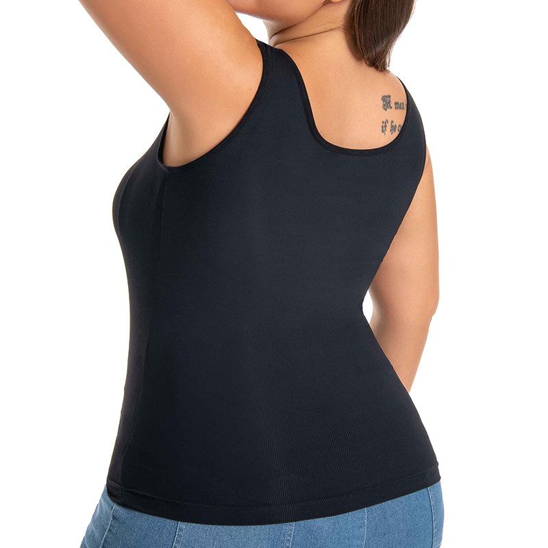 Cross-Border Plus Size Push-Up Tank Top: Wire-Free Full Cup European and American Style Bra