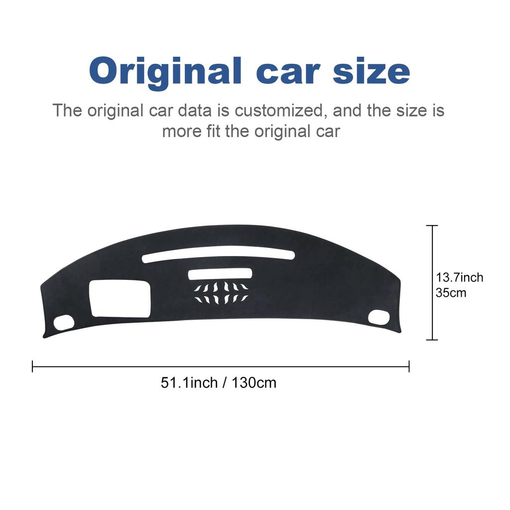 For MINI Countryman U25 2024-2025 Suede Fabric Dashboard Anti-glare Mat UV Protection Interior Sun Shade Pad Mod Accessories