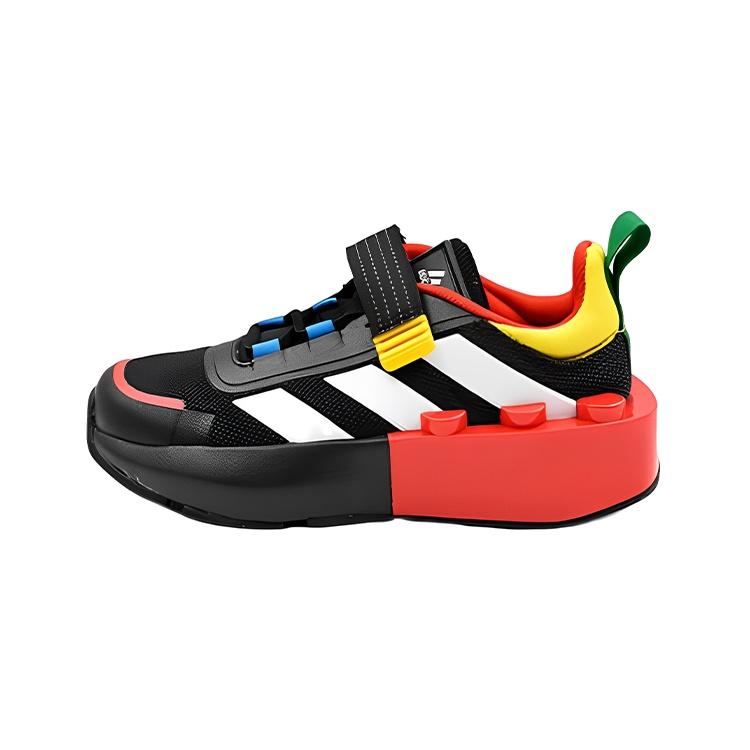 (GS) adidas Tech Runner EL x LEGO  Core Black Red  Kids  HP5877 EU 39⅓