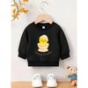 European Size Minimally Printed Pattern, Comfortable and Skin Friendly for 0-3 Year Old Baby unisex, Versatile Baby Round Neck Hoodie