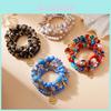 Ethnic Style Heartshaped Beaded Bracelet With Crystals For Ladies And Travel Gifting