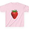 Juicy Strawberry Kids T-Shirt | Berry Sweet Birthday Shirt | Strawberry Party Tee | Sweet Fruit Graphic Kids Top