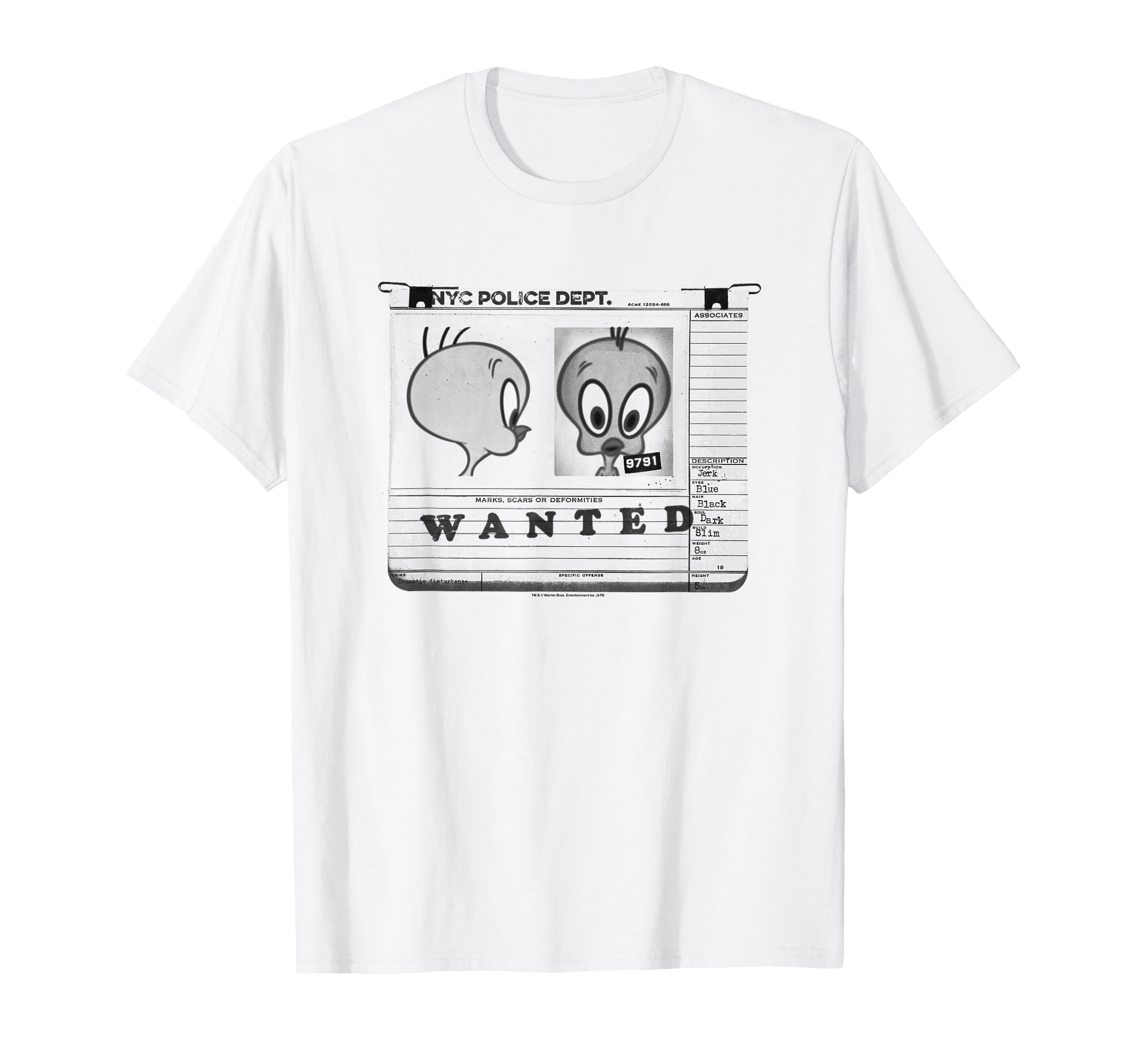 

Looney Tunes Tweety Wanted T-shirt
