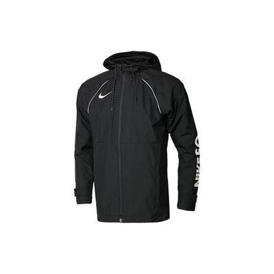 Logo Print Kapuzenjacke Herren Oberbekleidung Schwarz AR8553-010