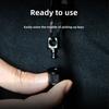 360 Degree Rotation Quick Release Keychain Fast Release Mechanism Multifunctional Design Quick Pull Keyring Aluminum Alloy