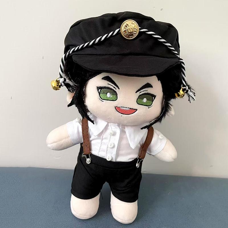 Stuffed Inatama Kaigaku 20cm Cotton Doll Toys Anime Demon Slayer Kimetsu No Yaiba Dress-up Plush Puppet Gifts for Children Adult