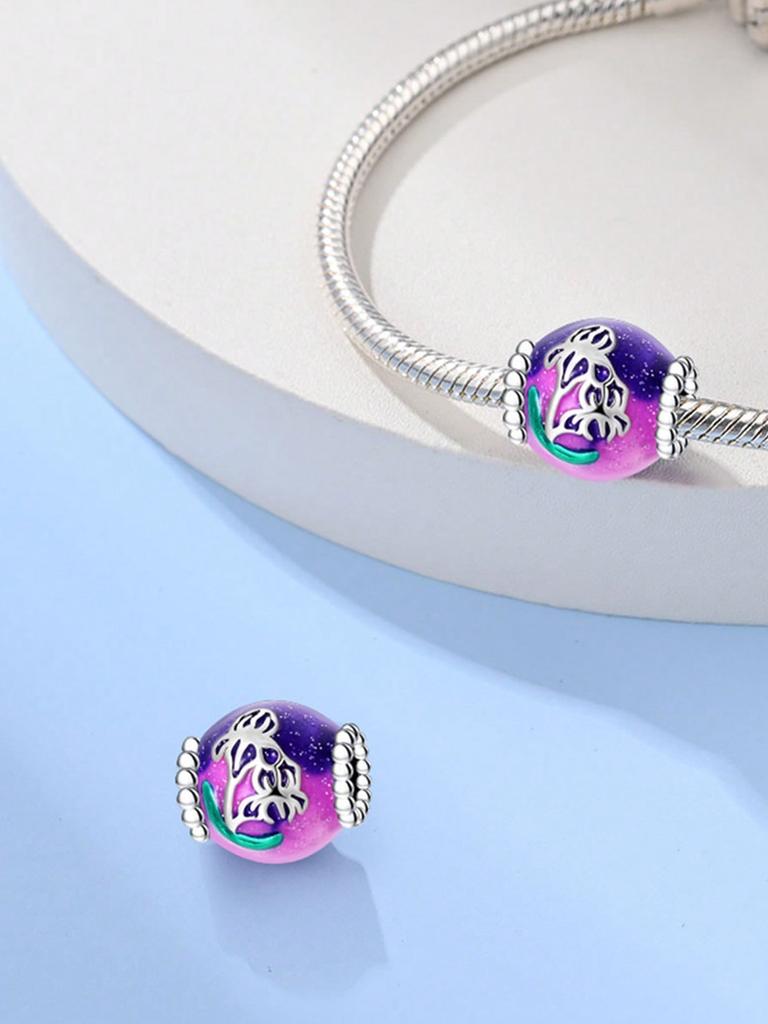 Charms Plata Artist'S Palette Oil Paints Beads Charm Copper Plated Fit Charms Original Bracelet For Jewelry Making Diy Charm