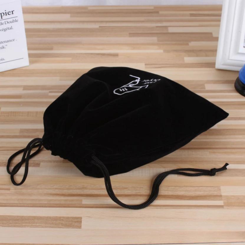 1pc Hair Dryer Organizer for Swimming Gym Hotel Business Storage Cosmetic Bag Drawstring Velvet Bag Drawstring