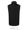Unisex Smart Heated Vest with Temperature Control - Winter Warmth, Cotton, Plus Size