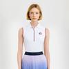 MARTINE GOLF Sleeveless Polo Shirts_White