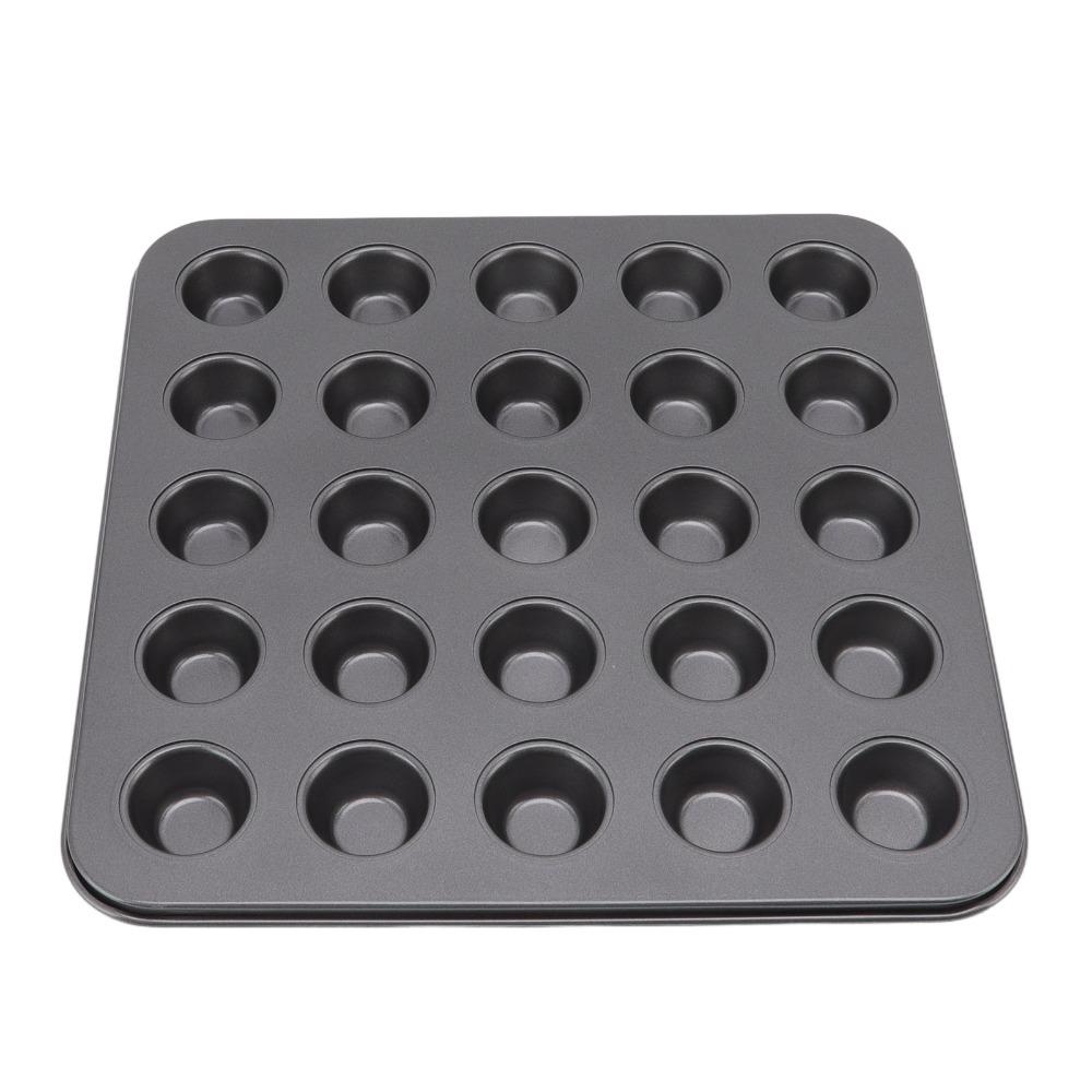 PTFE Nonstick Coating Mini Muffin Pan Carbon Steel Mini Tart Pan Baking Cakes Bread