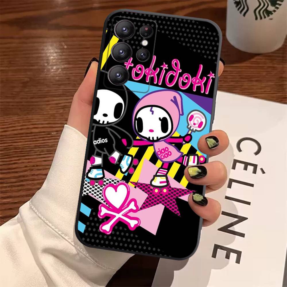 Japan T-Tokidokis Case For Samsung Galaxy Case S25 S23 S22 S21 S30 S20 S10 Ultra Plus FE TPU Soft Cover