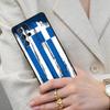Greece Greek Flag Cell Phone Case for Samsung Galaxy S26 Ultra S25 S24 S23 S22 S21 S20 Note10 Cover