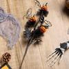 Artificial Plant Stem with Realistic Pumpkin Halloween Bouquets for Halloween Flower Arrangement Home Party Decoration X3UC