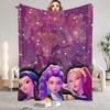 K-Pop Demon Hunters Blanket Girls Boys Plush Throw Blanket Novelty Warm Blanket All Season Gift