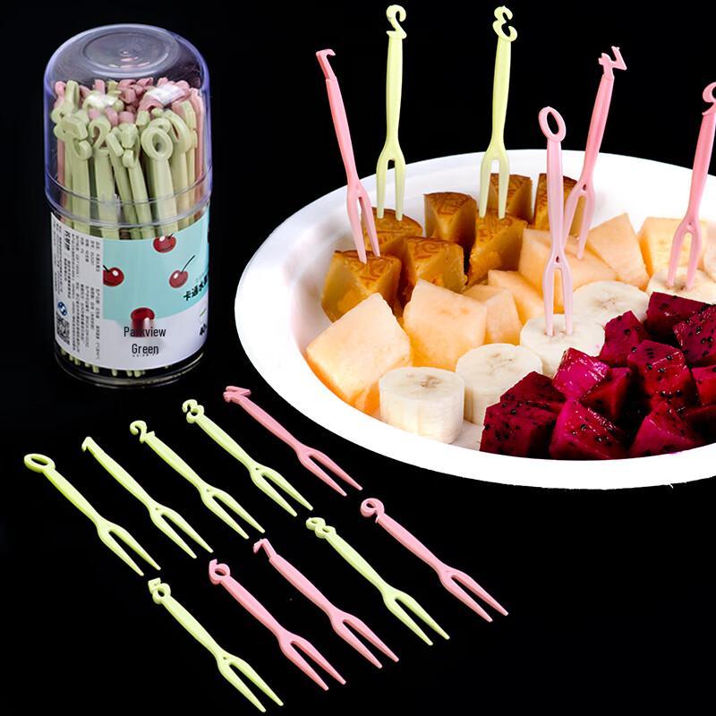Disposable Cartoon Fruit Forks