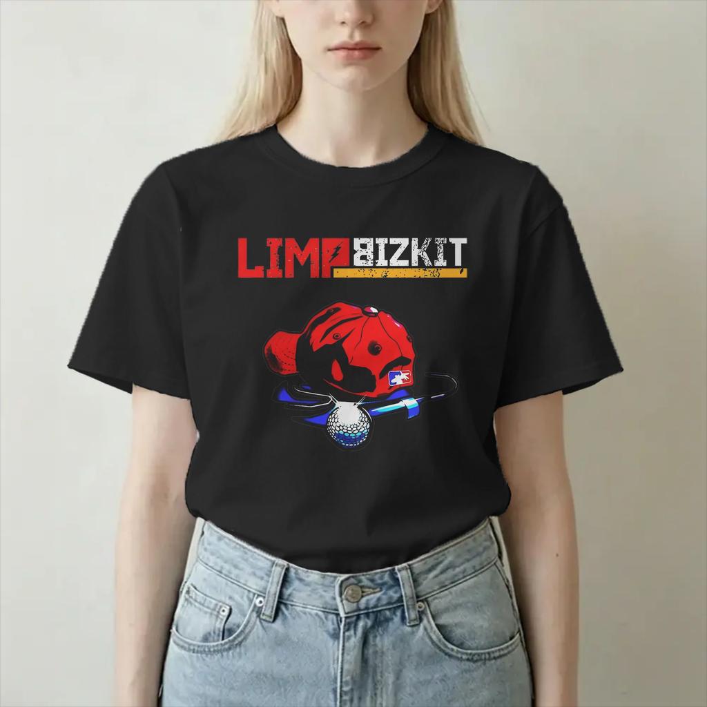 Limp Bizkit Amerikanischer Rap Rock Unisex Unisex T-Shirts Vintage T-Shirt Kurzarm Rundhals T-Shirts Reine Baumwolle Große Größen Kleidung