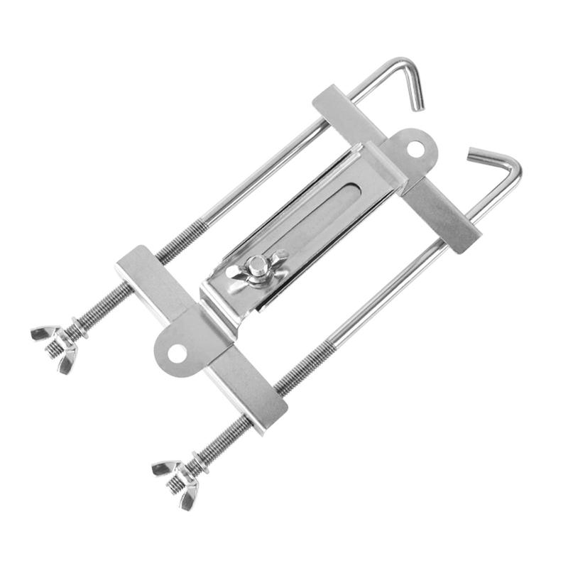 Sturdy Stainless Steel Battery Tray Bracket Recessed Slot Holder for Car Battery Terminal Cover and Battery Car Cover