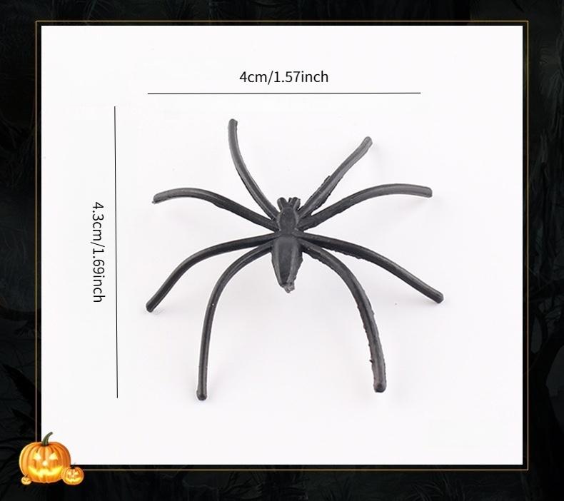 10pcs Spider Web Cotton Accessories Ring Glow-in-the-Dark SpiderspiderBar Haunted House Secret Room Venue Decoration Props for F