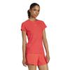 Adidas Freelift Short Sleeve Tennis Red Women's ClimaCool+ T-Shirt, KVG94, Semi-Silent (JD4284)