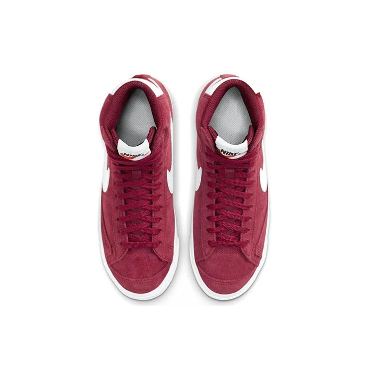 Nike Blazer Mid '77 Suede Grade School 'Team Red' (Unisex) Team Red / Team Red / Black / White Skate Shoes DC8248 600