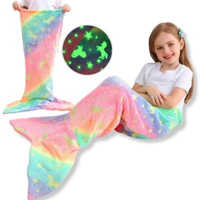 Mermaid Tail Blanket Children's Blanket [M-Koc1]