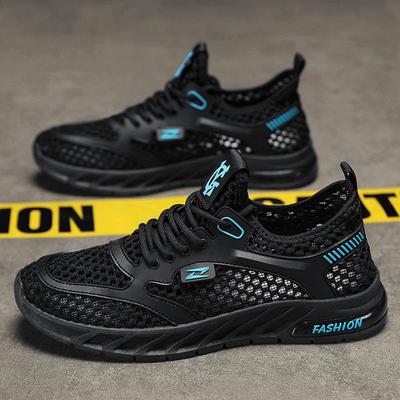 Fashion Men's Mesh Sneakers Lightweight Running Shoes Summer Mesh Sneakers Breathable Casual Shoes Comfortable Men's Tennis