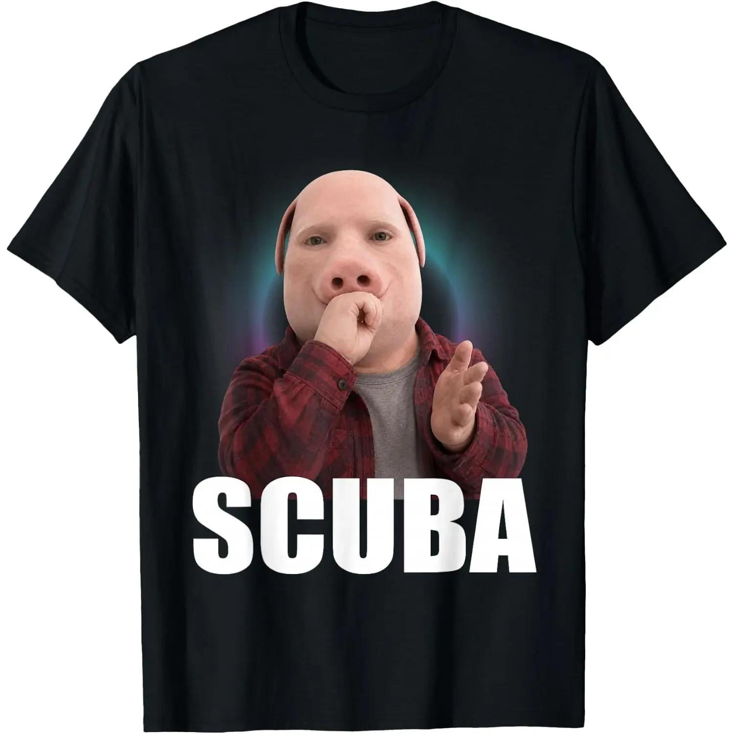 Funny Scuba Dance Meme John Pork BrainRot T-Shirt XL