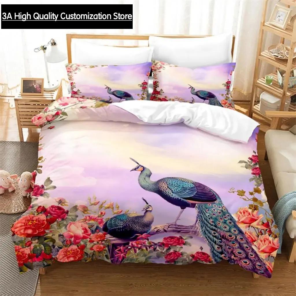 

Comforter Eagle Rose Queen Bedding Set Boys Bedding Digital Printing King Size Comforter (quilt)-EU Single(135*200cm)3pcs