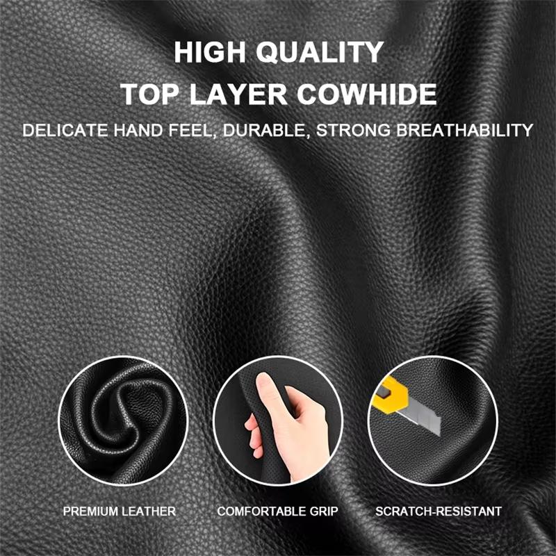 Interior Stickers Leather Car Steering Wheel Cover Non-slip for Renault Clio Megane 3 Scenic Laguna Logan Kadjar Kangoo Sandero