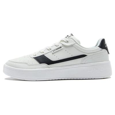 Lightweight Slip-Resistant Low-Top Skate Shoes Men Sneakers White Black AGCT401-2