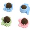 4pcs Catnip Ball Interactive Natural Teeth Cleaning Crab Rotating Cat Lick Ball Toy for Cats Kittens