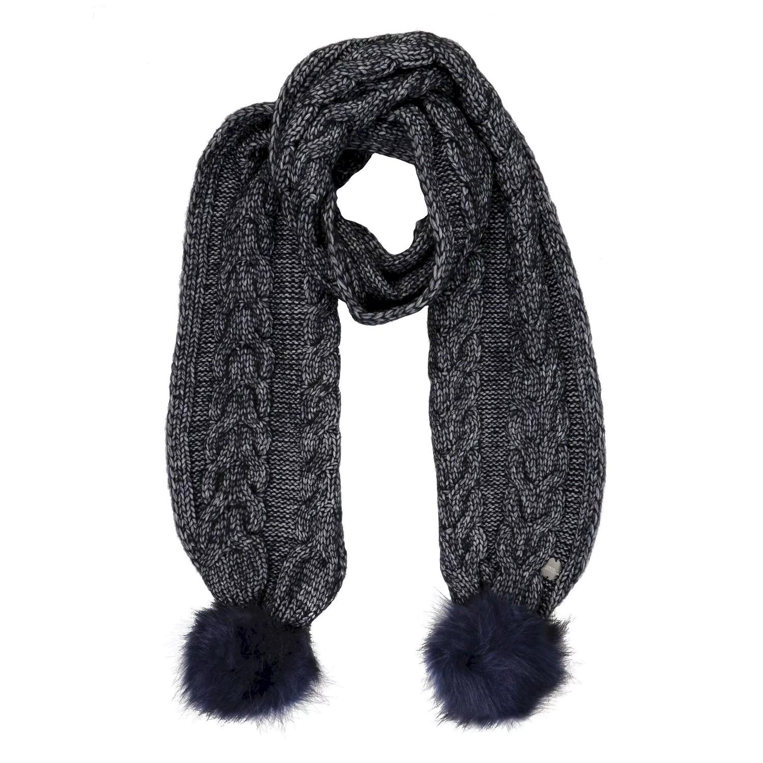 Regatta Bufanda de invierno Lovella III con pompón para mujer/señora One Size azul oscuro