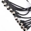 2 metri Connettore sensore M12 Cavo impermeabile Spina Maschio&Femmina 4 5 8 12 Pin PVC Stampaggio a iniezione integrato Connettori M12