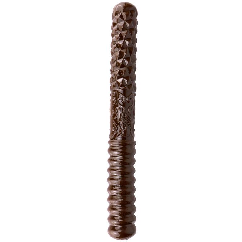 Coffee Double-headed Gold Hoop for Women's Double-headed Dildo Oversized Thick and Long Dildo Anal Plug