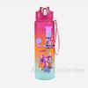Anime K-Pop Demon Hunters A-Z English Letter Printed Character Water Cup Demon Hunters Large Capacity Outdoor Portable Drinking Bottle for Boy Girl