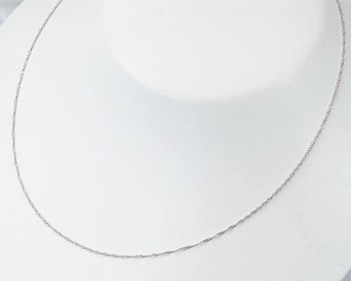 and Me Jewelry Pure Platinum Certification Mark Necklace Chain Screw Type [You Box] (Pt999) (Mint Included) (45cm)