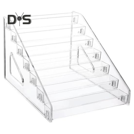 Neglelakk Organizer Akryl Display Rack Gjennomsiktig design Multipurpose Solbriller Organizer Holder for eteriske oljer