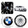 For BMW  E84 24pcs Car Wheel Center Hub Cap Badge Logo Motorcycle Sticker For BMW M E84 E87 X5 E70 F25 E90 E91 F01 F02 E60 E61 F10 F15 F30 M3