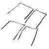 Moulure de Fenêtre Joint d'Étanchéité 68152‑60011 Caoutchouc Bandes de Moulure de Ceinture de Porte Remplacement pour Toyota Land Cruiser FZJ80 FJ80