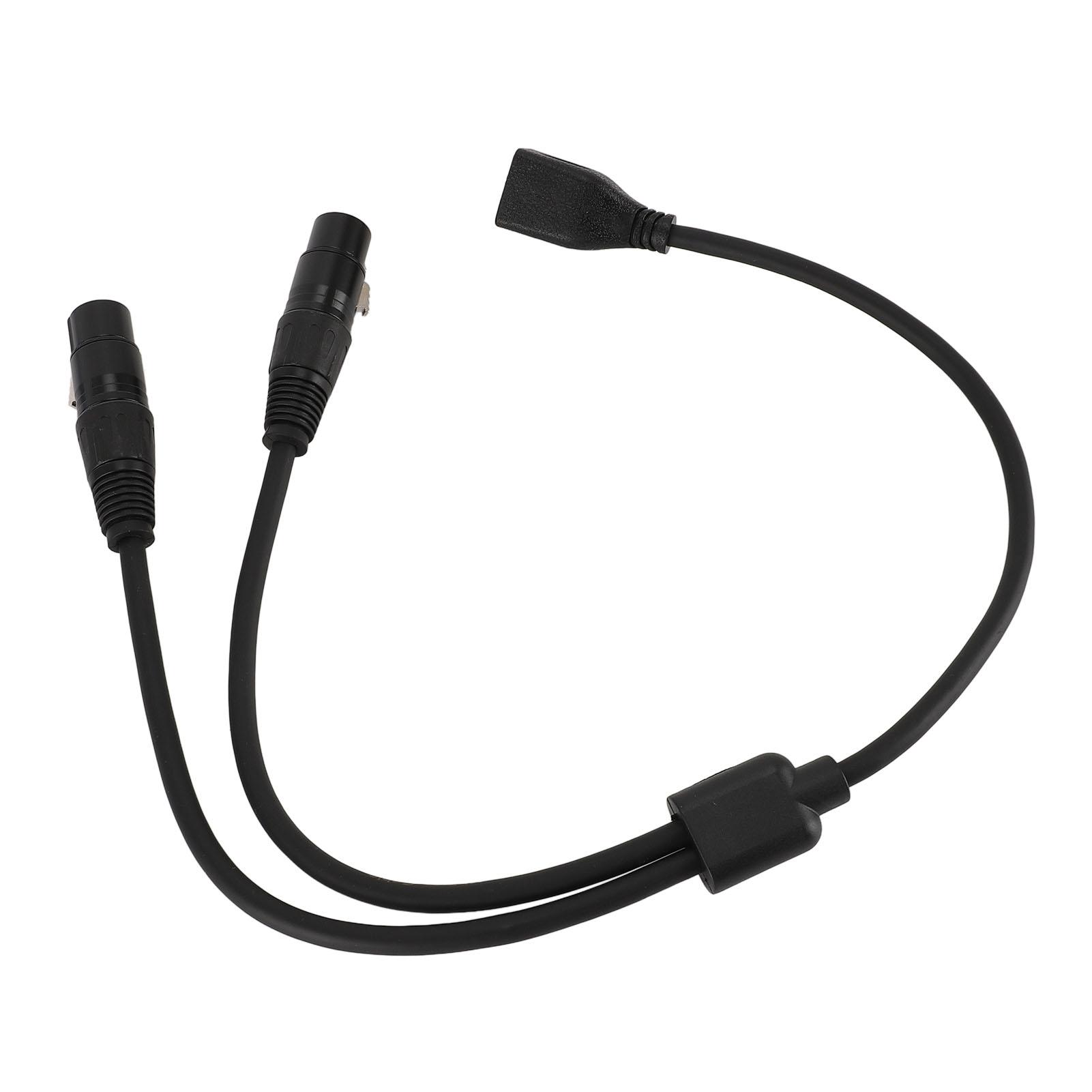 

Двойной кабель XLR гнездо - RJ45 гнездо Кабель XLR - RJ45 Y-разветвитель Кабель DMX для контроллера DMX CON